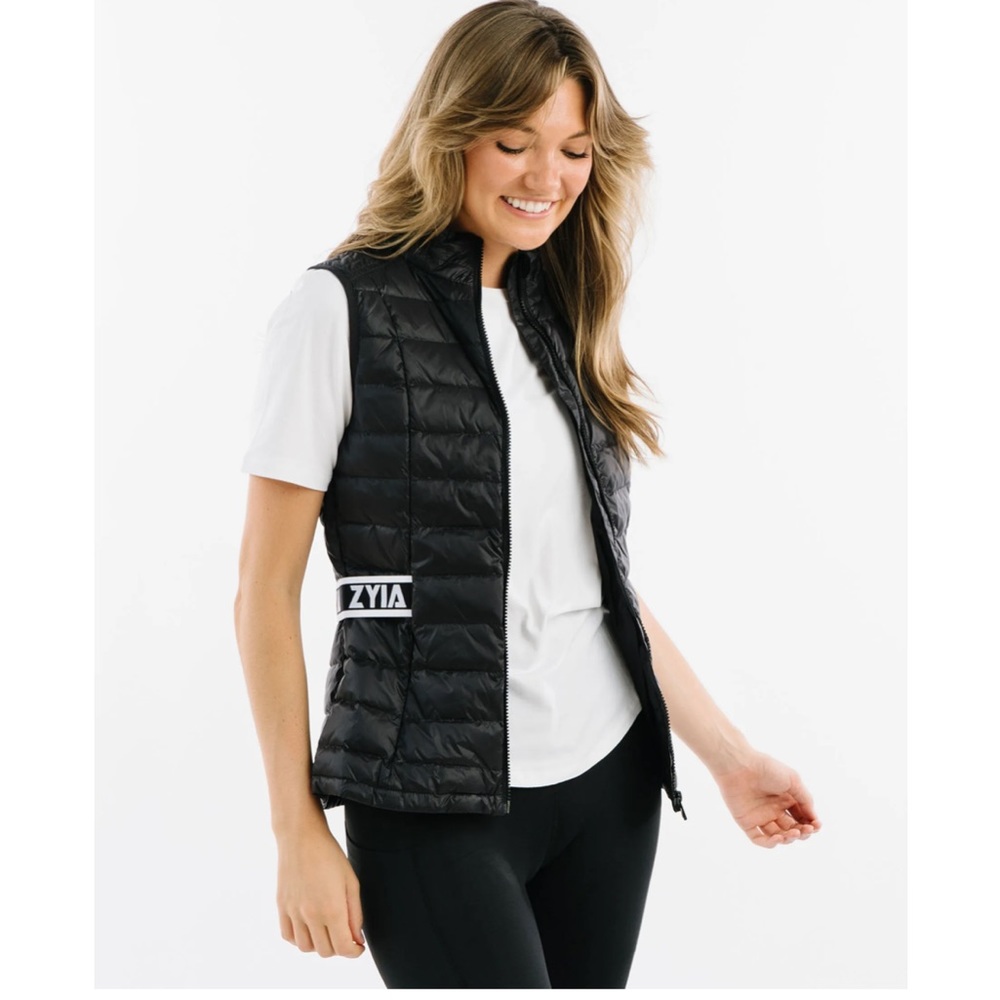 Black Alpine Down Vest